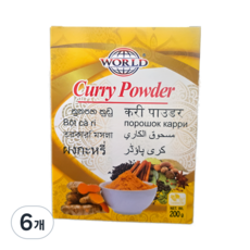 Curry Powder / 커리 파우더, 6개, 200g