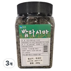 [삼화해조류] 밥다시마, 3개, 200g
