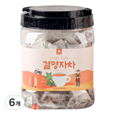 미세플라스틱 없는 생분해필터 미담식품 결명자차 삼각티백, 6개, 100개입, 1g