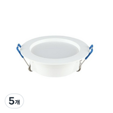 더쎈 LED 라늄 3인치 다운라이트 5W 주광색, 5개