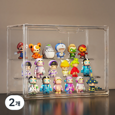 KOKHUB DIY 블록 자유 조립 피규어케이스 피규어아크릴케이스 피규어진열장/진열장, 2개