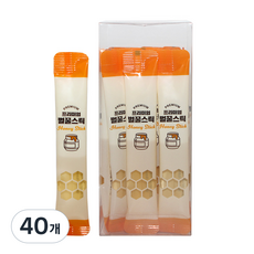 지리산 자연벌꿀 아카시아꿀 꿀스틱, 40개, 12g
