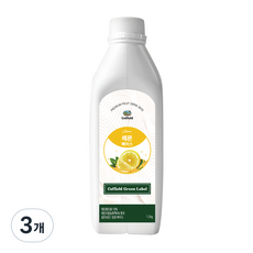 커필드 레몬 음료 베이스, 1.2kg, 3개