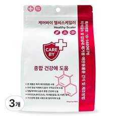 케어바이 치석감소 특허 강아지 껌 헬씨스케일러 가수분해 간식, 195g, 3개, 15개입