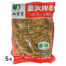 (배터짐) 녹령 절임 짜차이 짜사이 (일요일&당일발송), 5개, 800g