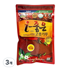 [남안동농협] i-좋은 100%국산 고춧가루 순한맛, 3개, 500g