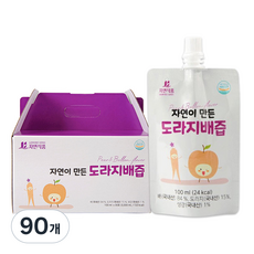 자연식품 자연이 만든 도라지배즙 스파우트, 100ml, 90개