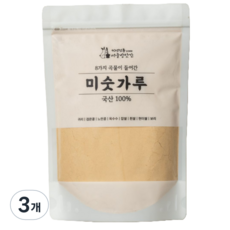 2대째 서울방앗간 국산 엄선된 8곡 미숫가루 선식 아침식사 대용, 3개, 500g