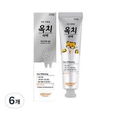 오스템 옥치 치아 미백미니치약 구취케어 잇몸 입냄새 구강청결 치태제거 클로브민트향, 6개, 34g