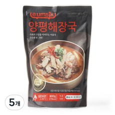 실온제품 이음식 양평해장국 800g, 5개