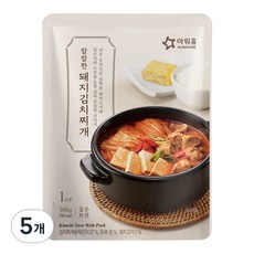 아워홈 칼칼한 돼지김치찌개, 300g, 5개