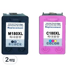 우리네 삼성 SL-J1660 잉크 블랙 컬러 호환, 2개, 대용량 검정 800매