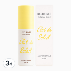 끌리니 올오버 오드퍼퓸 섬유향수 휴대용 뿌리는 드레스퍼퓸, 50ml, 3개, 에끌라드솔레이