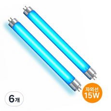 SUNVIA 자외선 살균 젖병소독기 램프, 6개, UVC-15W(T8)