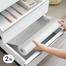 요펜스 잘라쓰는 주방매트 방유 방오 기능 미끄럼방지 패드 두꺼운 씽크대 시트지 특대형, 2개, 투명