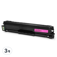 모토테크 삼성 호환토너 CLT-K504S, 3개, 빨강