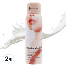 도도레이블 아이돌 화이트태닝 스프레이 150ml, 화이트, 2개