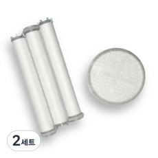 석회제거 순수워터 듀얼 NSF 리필 필터 (바디필터 3개 / 헤드필터 1개), 2세트, 리필필터