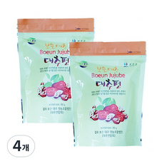 보은두레농장 대추칩 바삭하고 자연간식, 4개, 80g