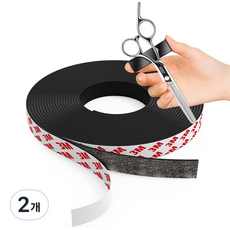 지구자석 3M 강력 자석테이프 10mm x 길이 3M, 2개