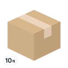 우체국 사이즈 택배박스 소량 대량 이사박스, 진갈색, 10개