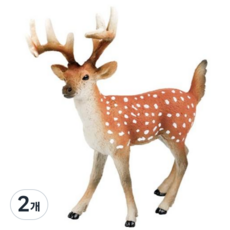 반디토이 수컷 꽃사슴 피규어 사슴모형 동물장난감 / 재고보유 당일발송, 2개