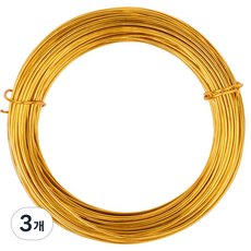 철사 분재 공예 와이어, 3개, 02.금색[2mm x 35m]