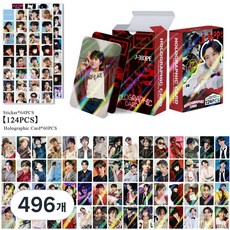 BTS 멤버별 스페셜 에디션 홀로그램 홀로그램 포카 124장 포토카드 60장 스티커 64장 도무송 다꾸 방탄소년단 선물용, 496개, J-HOPE(제이홉)