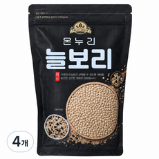 온누리잡곡 늘보리 옛날보리쌀 정통보리, 4개, 500g
