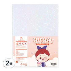 아르미공작소 홀로그램 손코팅지 오로라 스타 글래스 10매입, 반짝반짝 스타 10매, 2팩