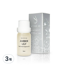 센트랩 무무 전용 지속방출형 프리미엄 프레그런스 아로마 오일, 3개, 10ml, 앰버릴리