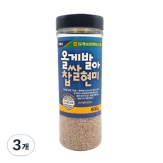 [농협] [25년산] 장수 장계농협 국산 올게발아 찹쌀현미, 3개, 800g