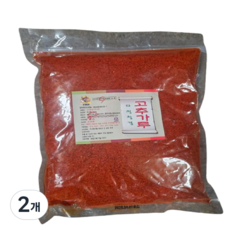 한국 유통 다정 일반고추가루(고운), 2개, 1kg