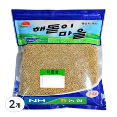 하조대농협 국산 차좁쌀 차조, 2개, 1kg