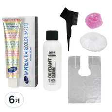 셀프염색 완성 키트 파이모아 염색약, 6개, GN80