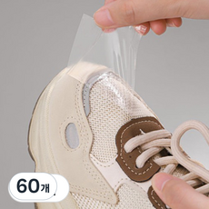 신발 방수 스티커 오염방지 필름, 60개, 사각