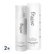 프레즈 더블 레이어 크림 바디미스트 보습 뿌리는 바디로션, 2개, 200ml