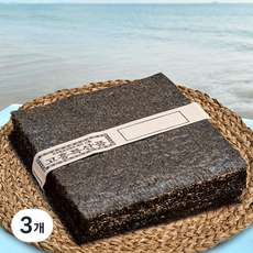고흥 햇 김밥김 100장 / 고급형 마른김 생김, 250g, 3개