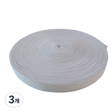 긍정미공방 허리고무밴드 코메즈밴드 15mm 12마, 3개, 화이트