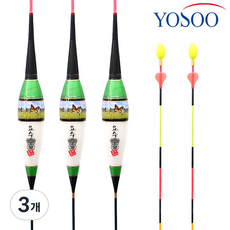 요수 초롱 5점등 AI 스마트 전자찌 LED 붕어 양어장, 3개, 65cm(4.2g)