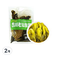(배터짐) 찐쾅쾅 토종 사천 노탄쏸차이 절임배추 볶음용, 2개, 400g