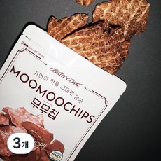 [소고기 99%] 바삭한 무무칩 목초육 목초우 소고기칩, 25g, 3개, 무무칩 1개