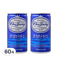 일화 초정탄산수 플레인, 190ml, 60개