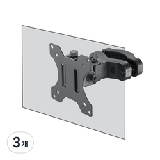 엔산마운트 NA-11P 관절암 폴타입 싱글 모니터암 모니터거치대, 3개, 블랙, 블랙계열