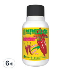 융전 빅빅고추 액제 고추비대제 연속착과 식물영양제 고추전용비료 고추전용영양제, 6개, 250ml