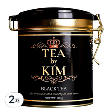 티바이킴 프리미엄 실론 블랙티 틴케이스, 2개, 1개입, 100g