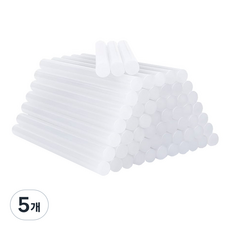 호토 HOTO 글루건용 7mm 글루건심 63 pcs 핫멜트 글루스틱 소 500g, 5개