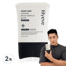릴리이브 그로우턴 엑소좀 브러쉬 앰플 블랙, 2개, 100ml