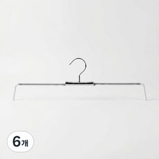 논슬립 바지걸이 치마걸이 압투스 38, 6개, 화이트