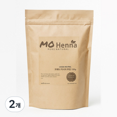 모헤나 천연 헤나 염색약 100g, 투명카시아, 2개